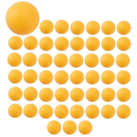 Pack 50 Balles De Ping Pong Orange Qualité Supérieure - Balles Entraînement Avancé Léger Durables