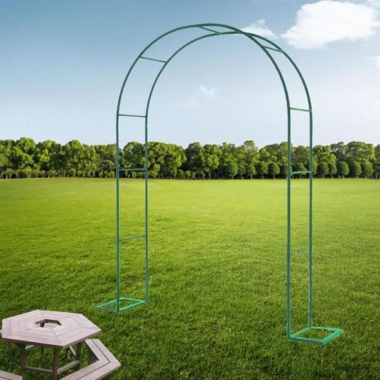 Unho – Arche de jardin en métal blanc 206x41x208cm – Support pour plantes grimpantes – Décoration mariage et événements – Montage facile Unho – Arche de jardin en métal blanc 206x41x208cm – Support pour plantes grimpantes – Décoration mariage et événements – Montage facile