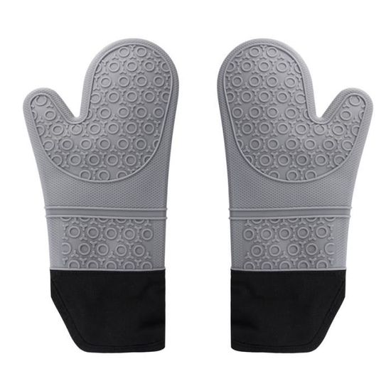 2 Paires De Gants De Pompe à Essence En Silicone Réutilisables - Avec Support Magnétique (Noir, Rose, Bleu, Rouge, Orange) - 8