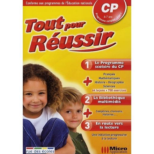 Micro Application Tout Pour Reussir : Cp 6-7 Ans / Jeu PC Dvd-Rom
