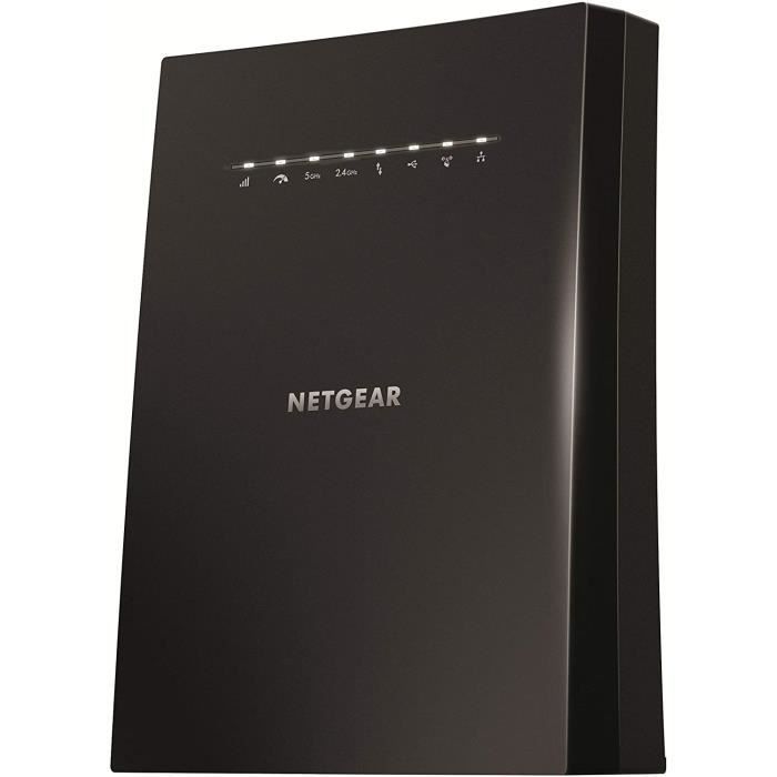 NETGEAR Répéteur Wifi Mesh Tri Band, EX8000 (Amplificateur Wifi) wifi extender , wifi booster, Couvre Jusqu'à 220m2 et 50 Appareils,