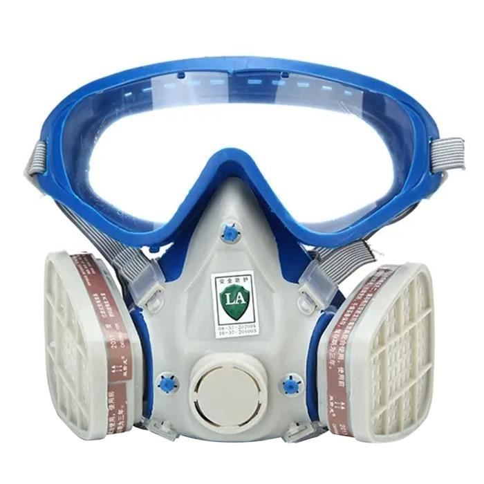 Protection sportive Masque silicone facial complet peinture masque chimique anti-poussière anti-feu ZBB200331004_365
