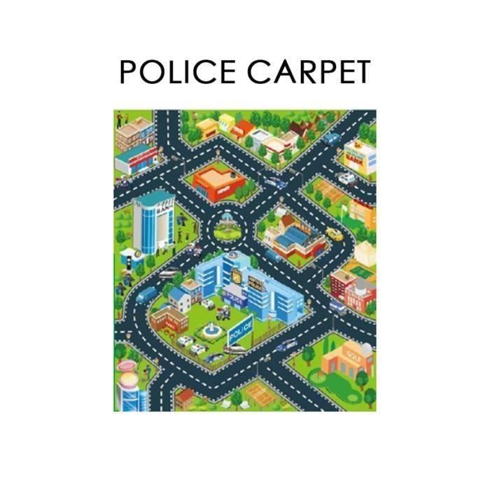 Route enfants Tapis Tapis de jeu pour Playmat jouer Govec des voitures et des jouets_X206 Go05796