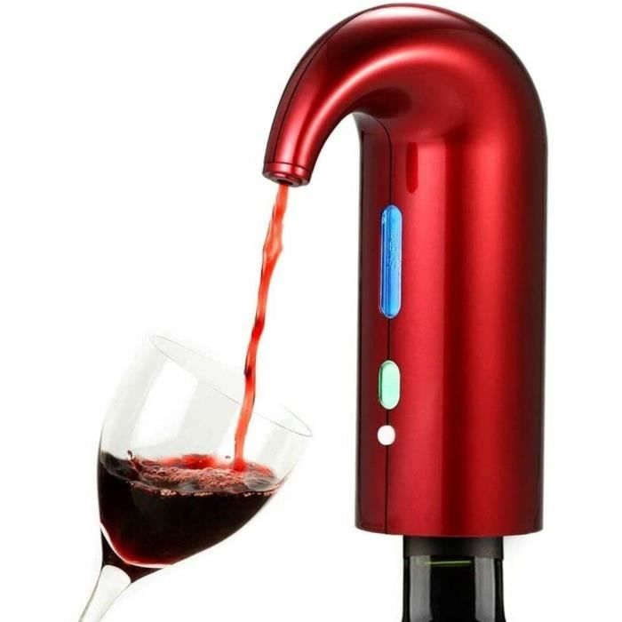 Bec Verseur De Vin Eacutelectrique Aeacuterateur Distributeur Pompe USB Rechargeable Cidre Deacutecanteur Accessoires pour Le Vin