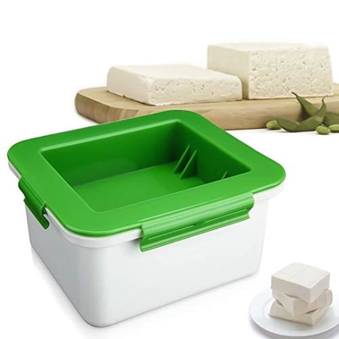Lot Ustensiles,Tofu presse enlève l'eau du Tofu facilement, Design de Style boîte sans gâchis, fait du Tofu ferme, pour la cuisine