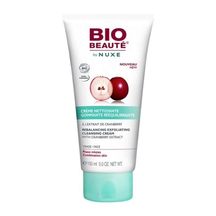 Nuxe Bio-Beauté Crème Nettoyante Gommante Rééquilibrante 150ml