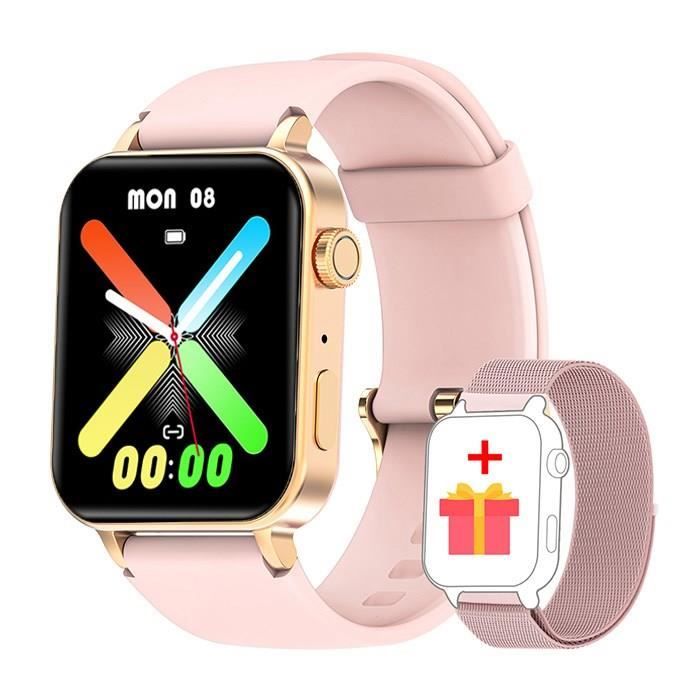 Montre Connectée SmartWatch Blackview R3 Sport Fréquence Cardiaque IP68 Moniteur de Sommeil Ultra-Longue Batterie - Noir
