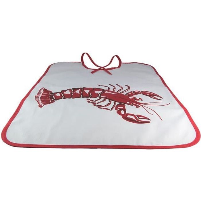 Lot de 2 bavoirs adultes Homard