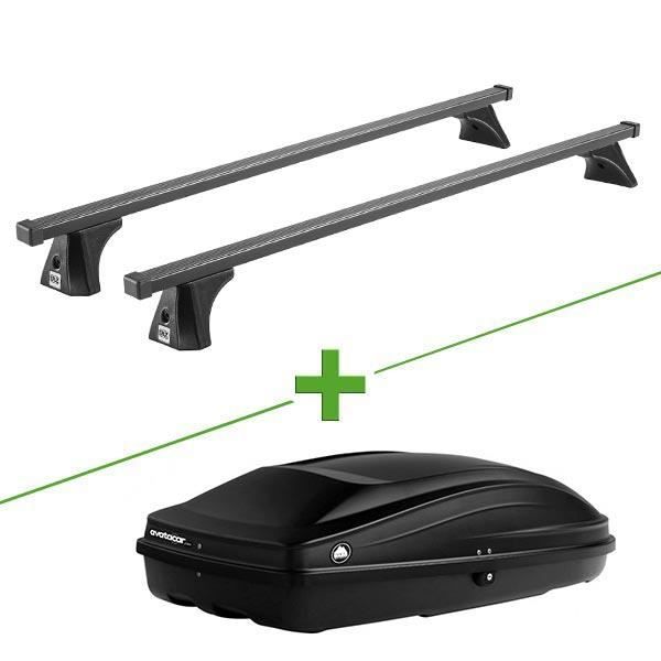 Pack barres et coffre de toit Cruz Oplus fix + Wabb S pour Peugeot 5008 I 5 portes - 3664956357860