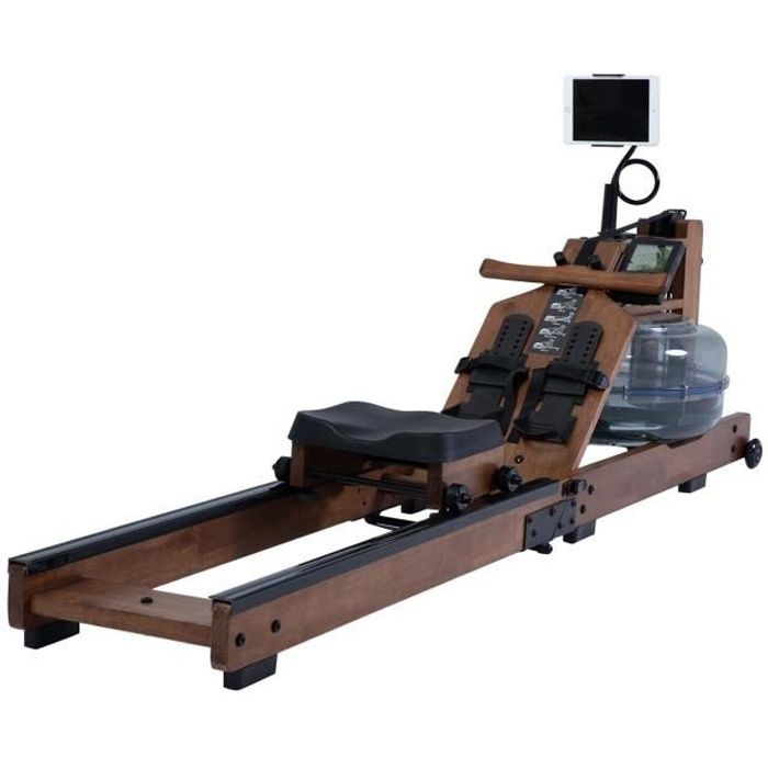 Expé depuis l'Allemagne Rameur (support de pad), rameur avec écran LCD, APP et Bluetooth, fitness à domicile, pliable