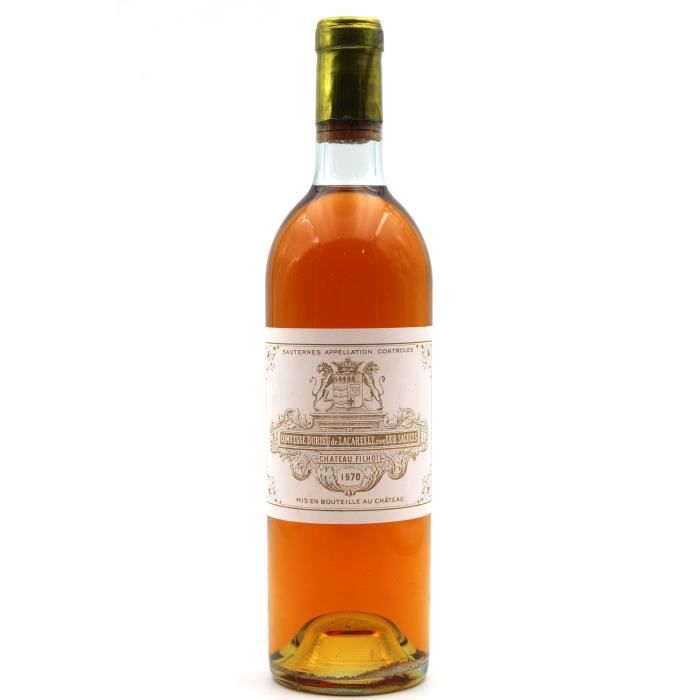 Château Filhot 1970 - vin Blanc - 75cl - AOC Sauternes