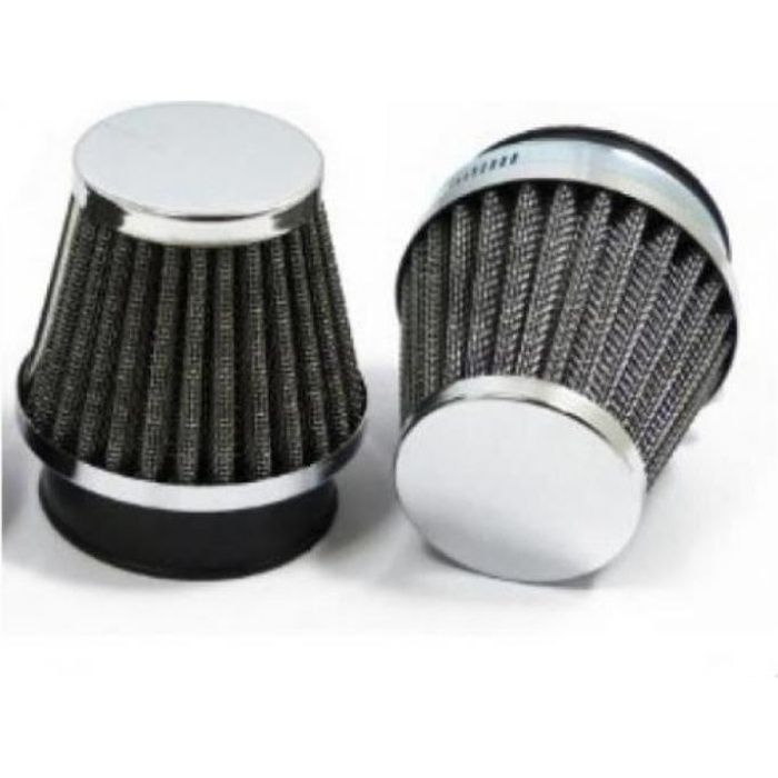 Filtre à air MAD pour cc de a 02264 etat Cornet de filtre a air chromé type K & N diamètre 41 / 42 / 43 mm vendu à l'unit...