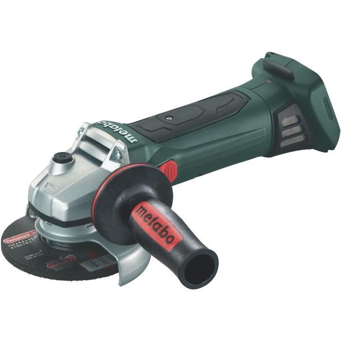 METABO Meuleuse 125 mm sans fil W 18 LTX 125 Quick - 18 V