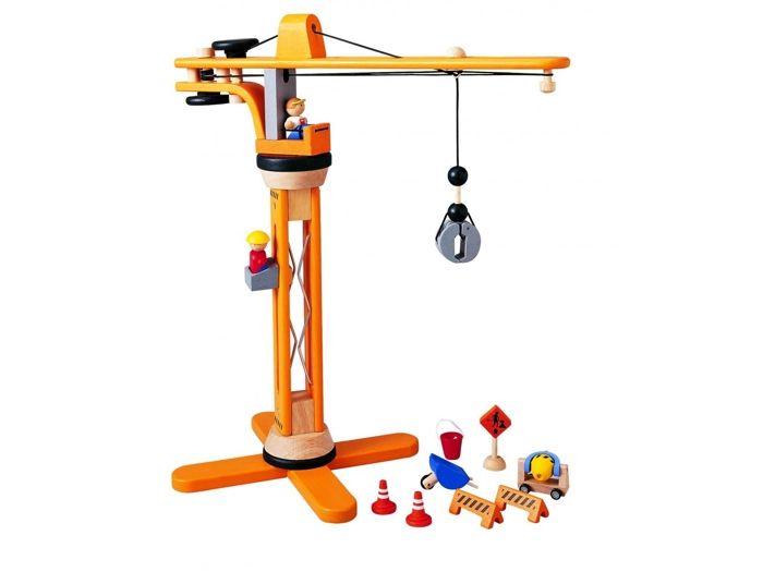 PLAN TOYS Grande Grue en Bois