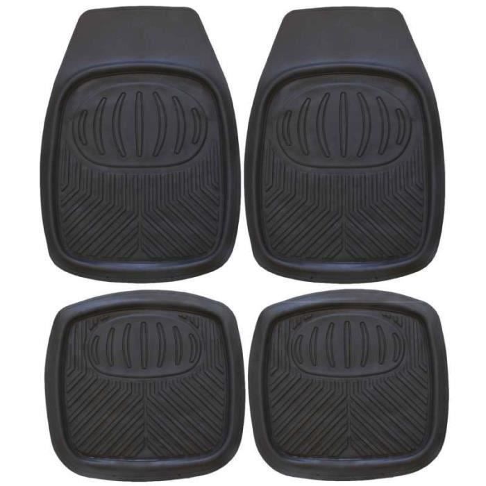 Set de 4 tapis de sol en PVC pour voiture taille universelle