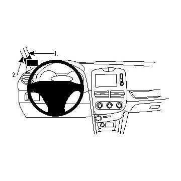 Fixation voiture Brodit ProClip Renault Clio IV