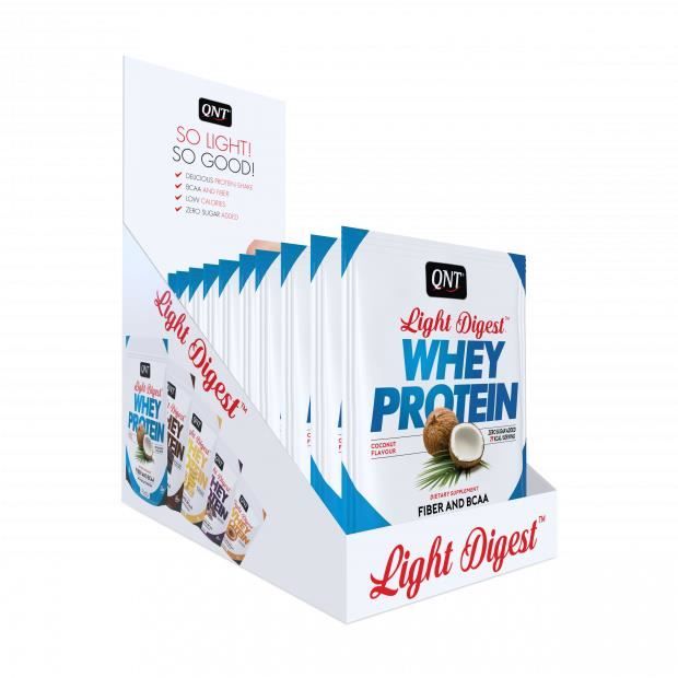 Light Digest Whey Protein - Boîte Noix de coco 12 x 40 g