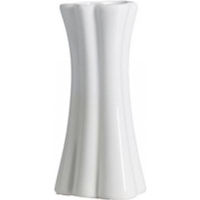Flirt by R & B Vase -CARAMBOLA-, en porcelaine, blanc 0,000000 Noir