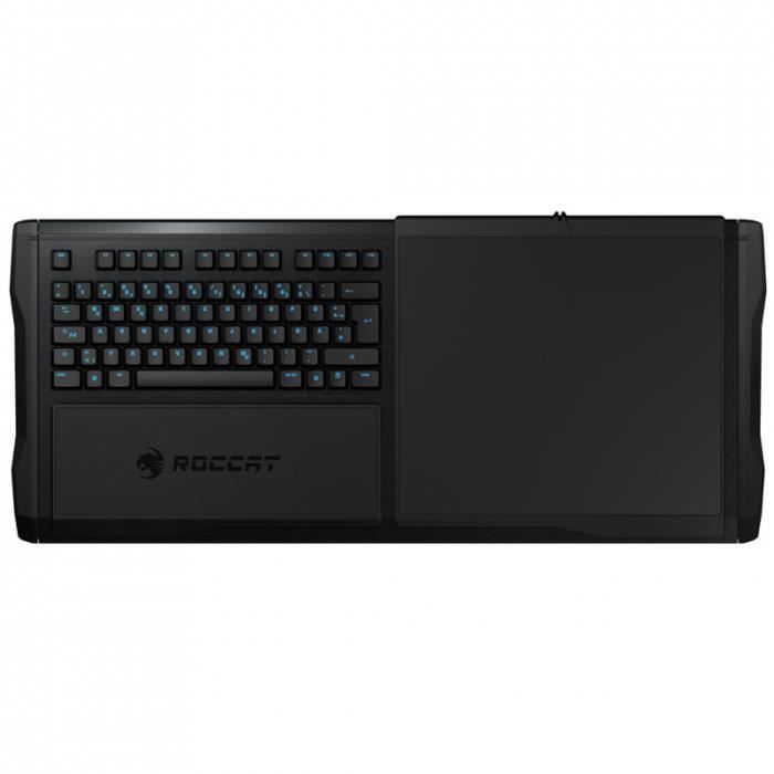 ROCCAT Clavier Gamer mécanique SOVA MK - Filaire - Rétroéclairé - Switches TTC - Support souris