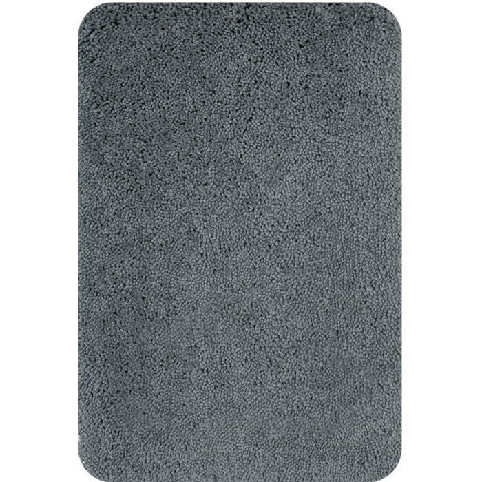 SPIRELLA Tapis de bain HIGHLAND 70x120 cm - Gris granit