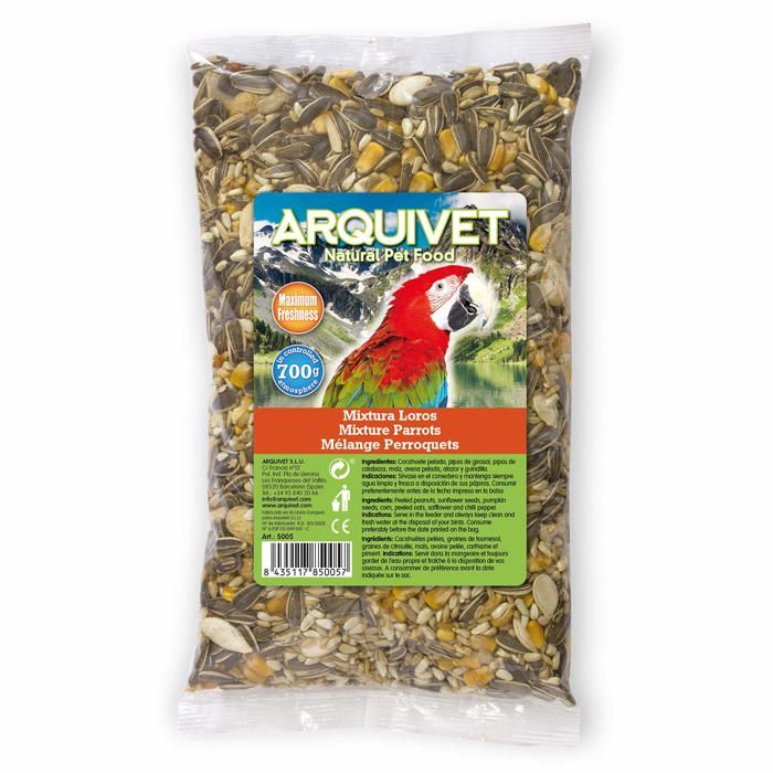 Meilleurs prix pour Graines Arquivet Mixtura perroquets 700 GR - 700 GR