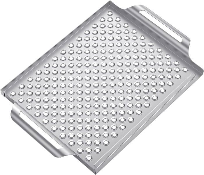 Cage à Légumes Pour Barbecue - Panier Grill Roulant Portable - Neuf