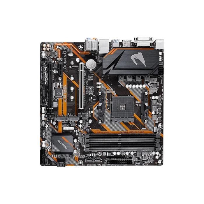 Carte mère GIGABYTE B450M AORUS ELITE AMD B450 Socket AM4 4xDDR4 SDRAM 128GB Micro ATX