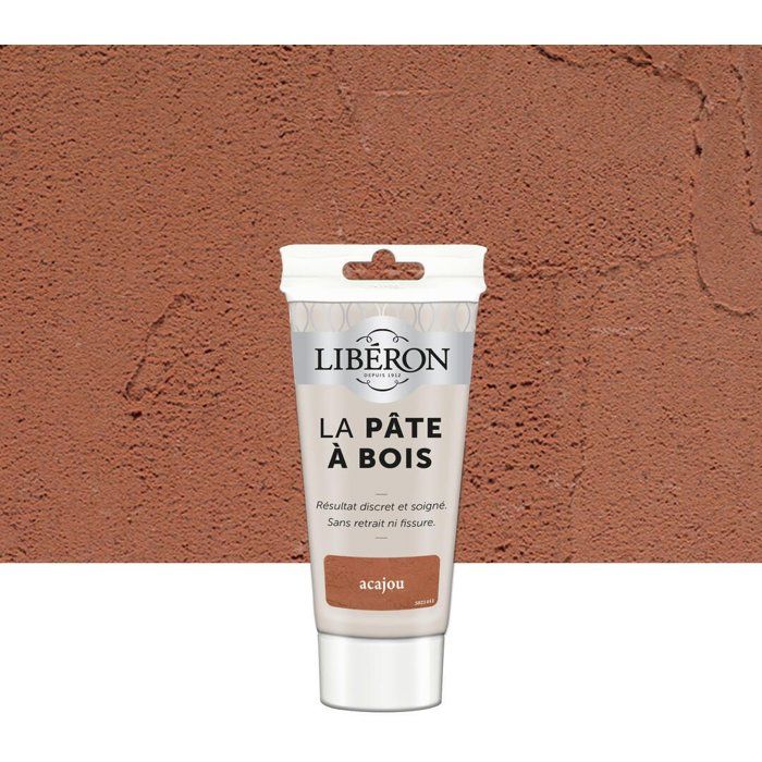 Pâte à bois - LIBERON - Réparation du bois - Acajou - 50gr Pâte à bois - LIBERON - Réparation du bois - Acajou - 50gr