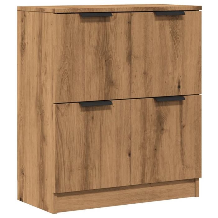 “SALE 2025”Buffet bas salon - Classique - Commode Buffet chêne artisanal - 60x30x70 cm - Bois dingénierie chill906968