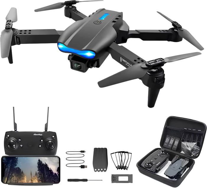 Mini Drone - 1GOLD - E99 - Caméra HD 720p - Wi-Fi - Autonomie 20 min