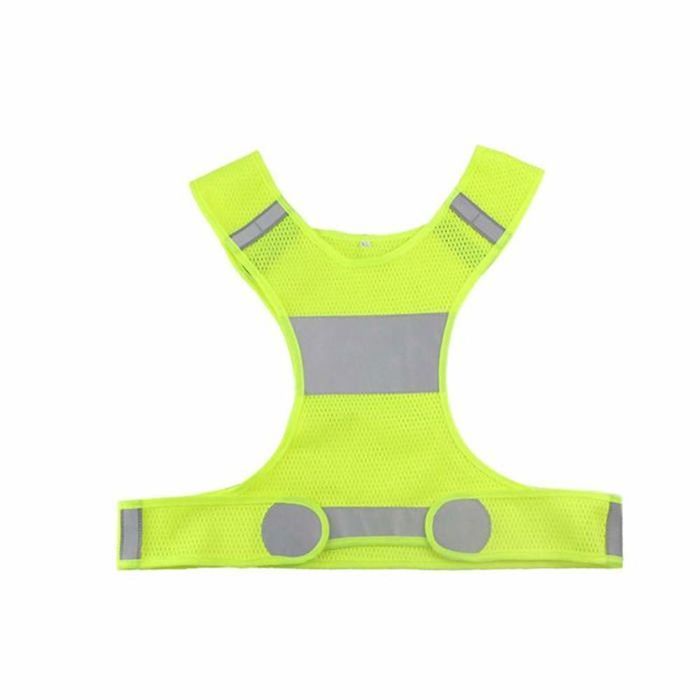 Gilet De Course Réfléchissant LED Rechargeable USB – Haute Visibilité, Taille Unique Homme/femme