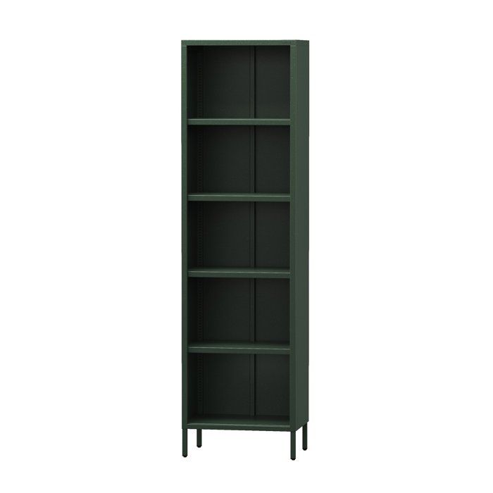 Bibliothèque de salon MARIO 500 x 1800 x 350 mm Modern: vert bouteille