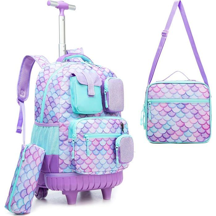 Cartable Fille Primaire Roulette cp, Sirene Cartable Primaire Sac ...