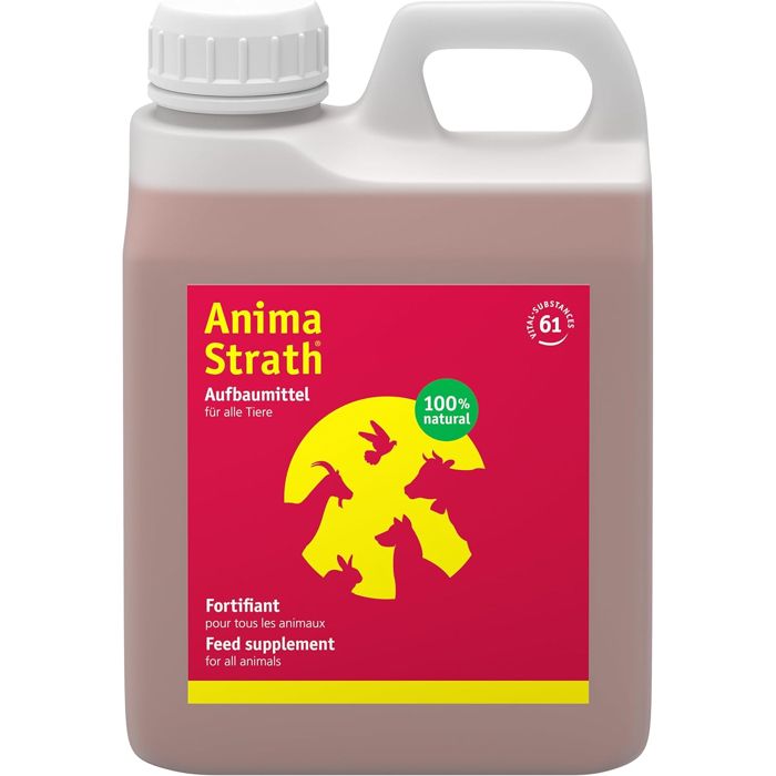 Complément alimentaire liquide - ANIMA-STRATH - Formule 61 micronutriments - Immunité - Digestion - Peau et pelage