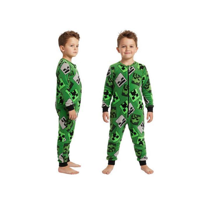 Pyjama Thème Jeu Vidéo Enfant Pyjama Minecraft Creeper Pour Garçons - Lot De 2 Pyjamas Manches Courtes - 100% Polyester - Graphismes Officiels Pyjama Thème Jeu Vidéo Enfant Pyjama Minecraft Creeper Pour Garçons - Lot De 2 Pyjamas Manches Courtes - 100% Polyester - Graphismes Officiels