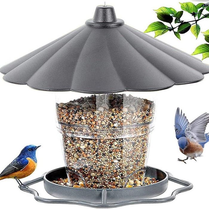 Comparer les prix de Mangeoire oiseaux extérieur – résistante intempéries balcon jardin Label