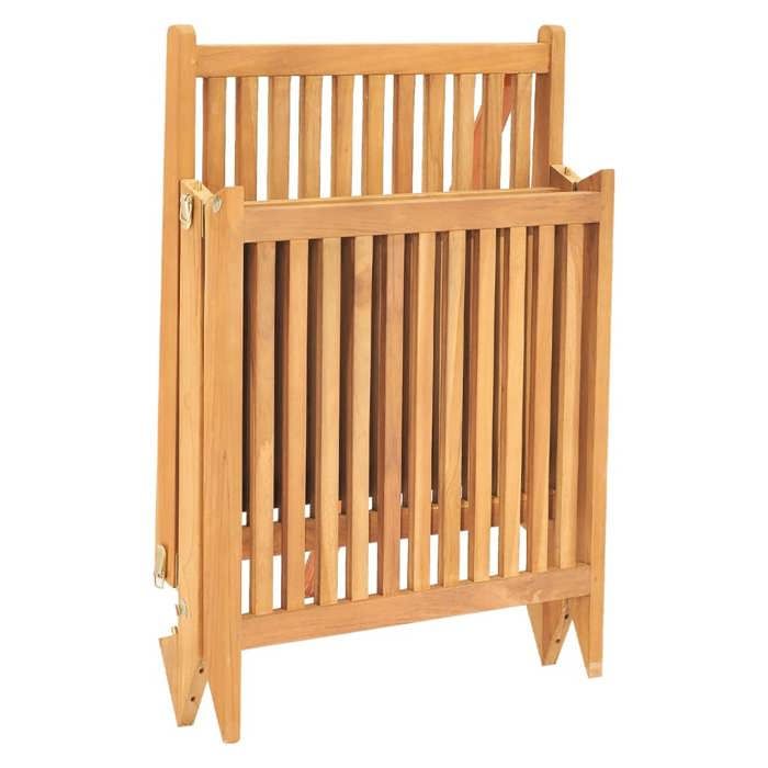 Sale 2026 Chaise longue/Transat - BURKE - 1 PLACE - bois de teck solide Cc891