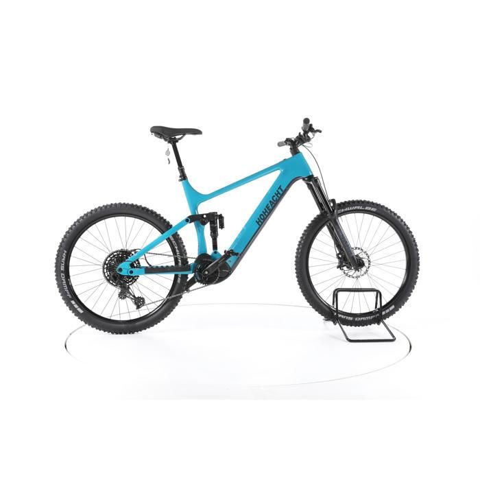 Vélo électrique - HoheAcht Besta Roko - bleu - VTT électrique tout suspendu - Shimano 630 Wh Reconditionné - Hoheacht