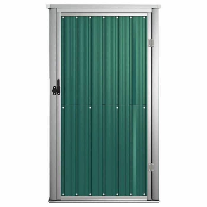 En PromotionAbri à outils de jardin Moderne - ABOTT@ abri de rangement/Armoire haut - vert 88x89x161cm acier galvanisé B2980321