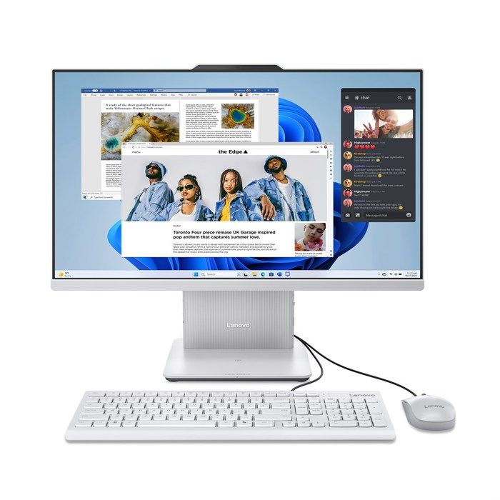 Ordinateur tout en un Lenovo i7 238” 1920 x 1080 px RAM SSD Wi Fi 6 Bluetooth 5.2