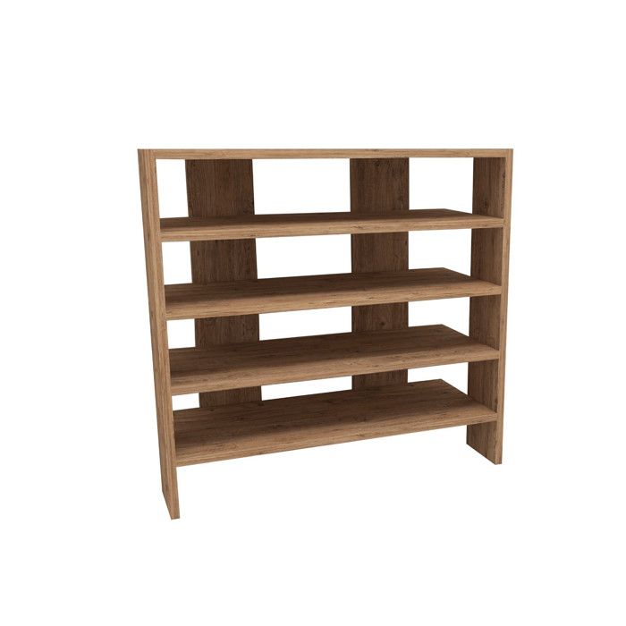 Meuble à chaussures en bois Sargel - 75 x 31 x 72 cm - Marron Meuble à chaussures en bois Sargel - 75 x 31 x 72 cm - Marron