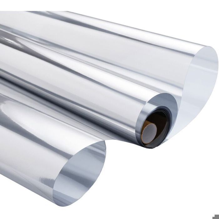 Film fenetre Anti Regard Film Miroir sans Tain Anti Chaleur Anti UV Électrostatique Protection de la Vie Privée pour Fenetre de Bur