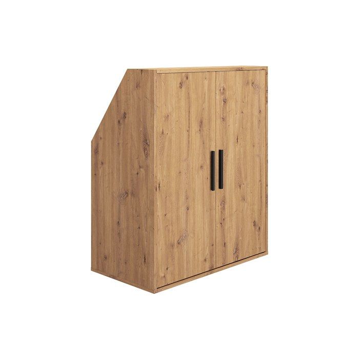 Armoire sous pente 2 portes - Coloris : Naturel - ADEZIO Armoire sous pente 2 portes - Coloris : Naturel - ADEZIO
