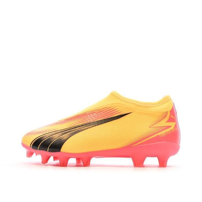 Chaussures de football Orange/Rose Garçon/Fille Puma Ultra Match