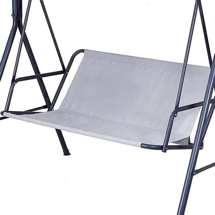 Swing housse de remplacement pour 2 / 3 sièges patio jardin Swing chair (gris, S - 45,5 x 18,9 x 18,9 pouces)