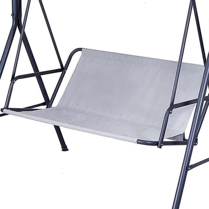 Swing housse de remplacement pour 2 / 3 sièges patio jardin Swing chair (gris S - 455 x 189 x 189 pouces)