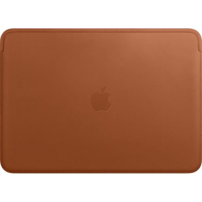 L2W MacBook Notebook Premium pu sac à manches en cuir Housse Etui peau noire pour MacBook Air 11modèle A1370/A1465 noir