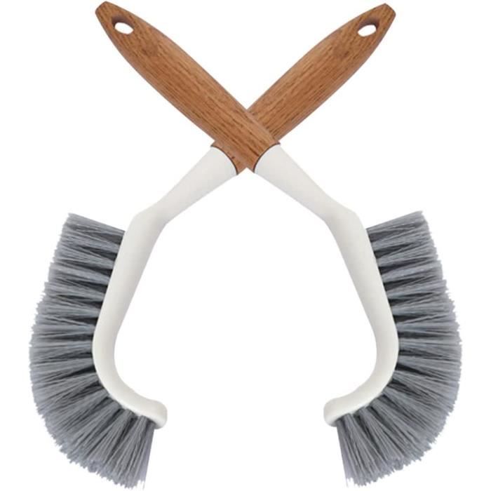 Brosse Spéciale Pour Jantes De Voiture - Nettoyage Facile Des Pneus Et Jantes 13 à 22 Pouces - Poignée Ergonomique Et Tête Pivotante - 2