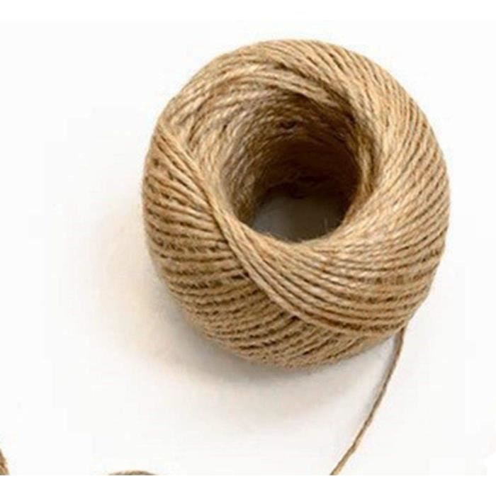 Ficelle De Jute Naturelle Corde De Jute Solide Cordes De Chanvre Longue