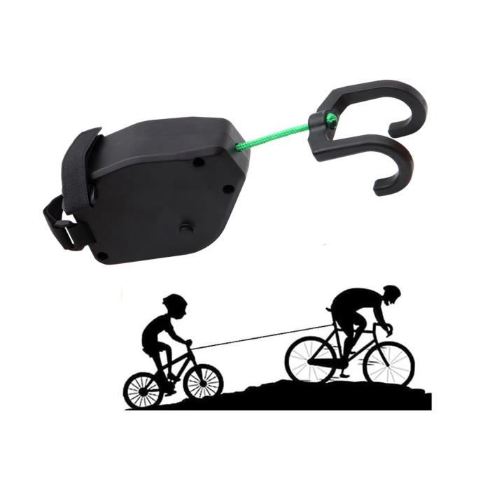 Corde De Remorquage Pour Vélo, Tension De 136 Kg, Système De